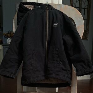 Walls Sherpa Lined Bomber Jacket - Black